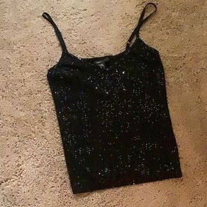Vintage Black BCBG silk Camisole